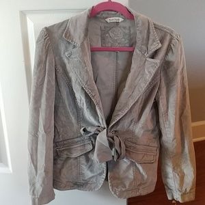 White House Black Market velvet blazer